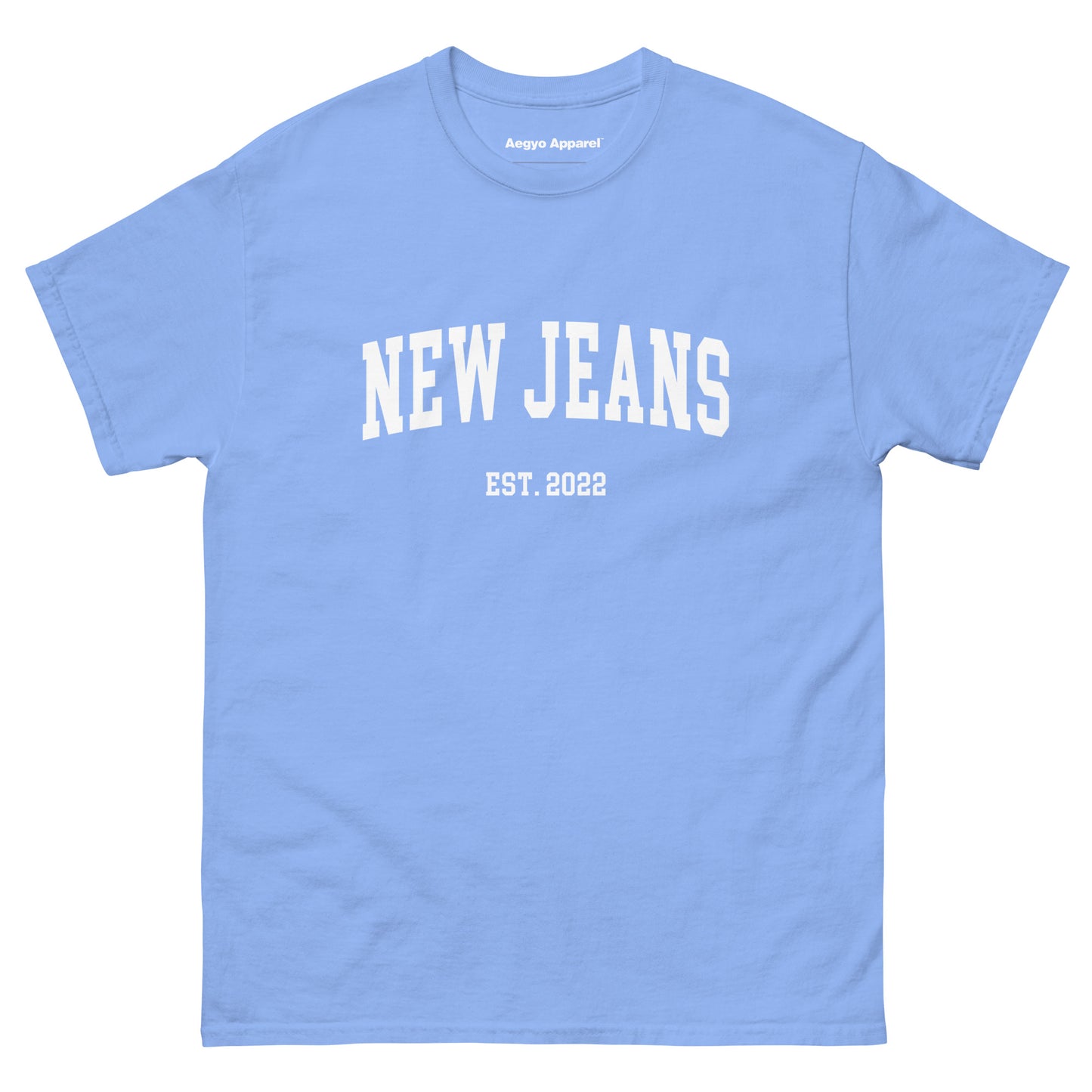 newjeans inspired t-shrit new jeans tee tourist sweatshirt kpop merch shirt touristcore aegyo apparel blue