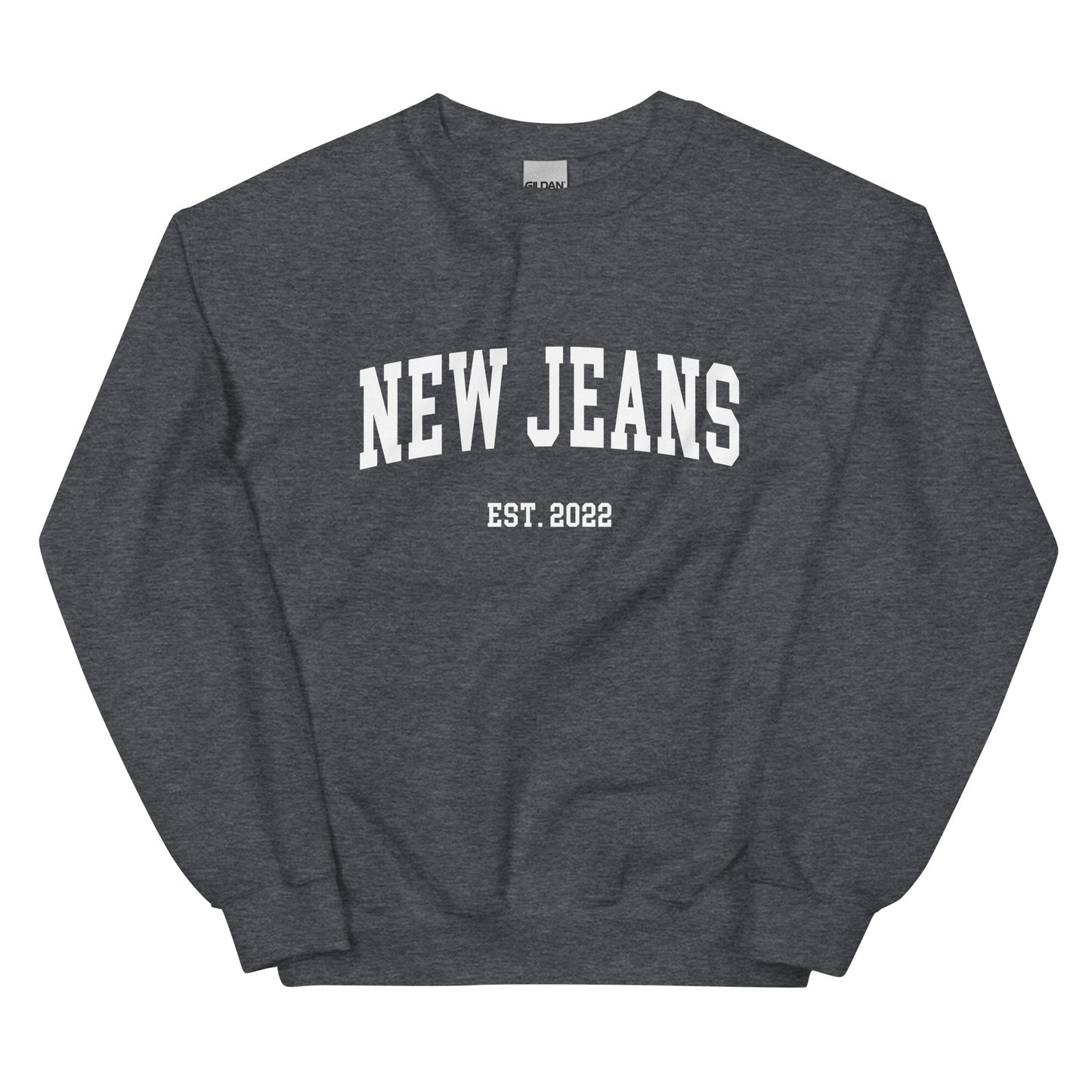 newjeans inspired merch new jeans tourist sweatshirt kpop merch sweater touristcore aegyo apparel gray
