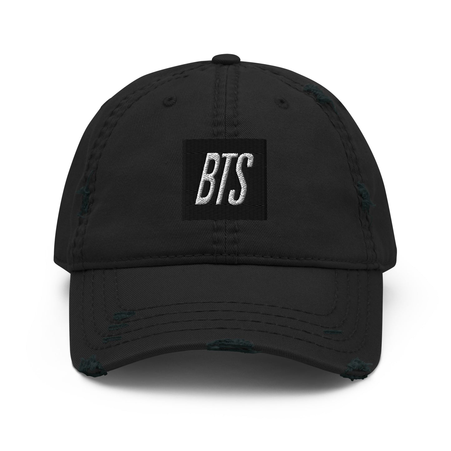 BTS Radio Embroidered Distressed Hat