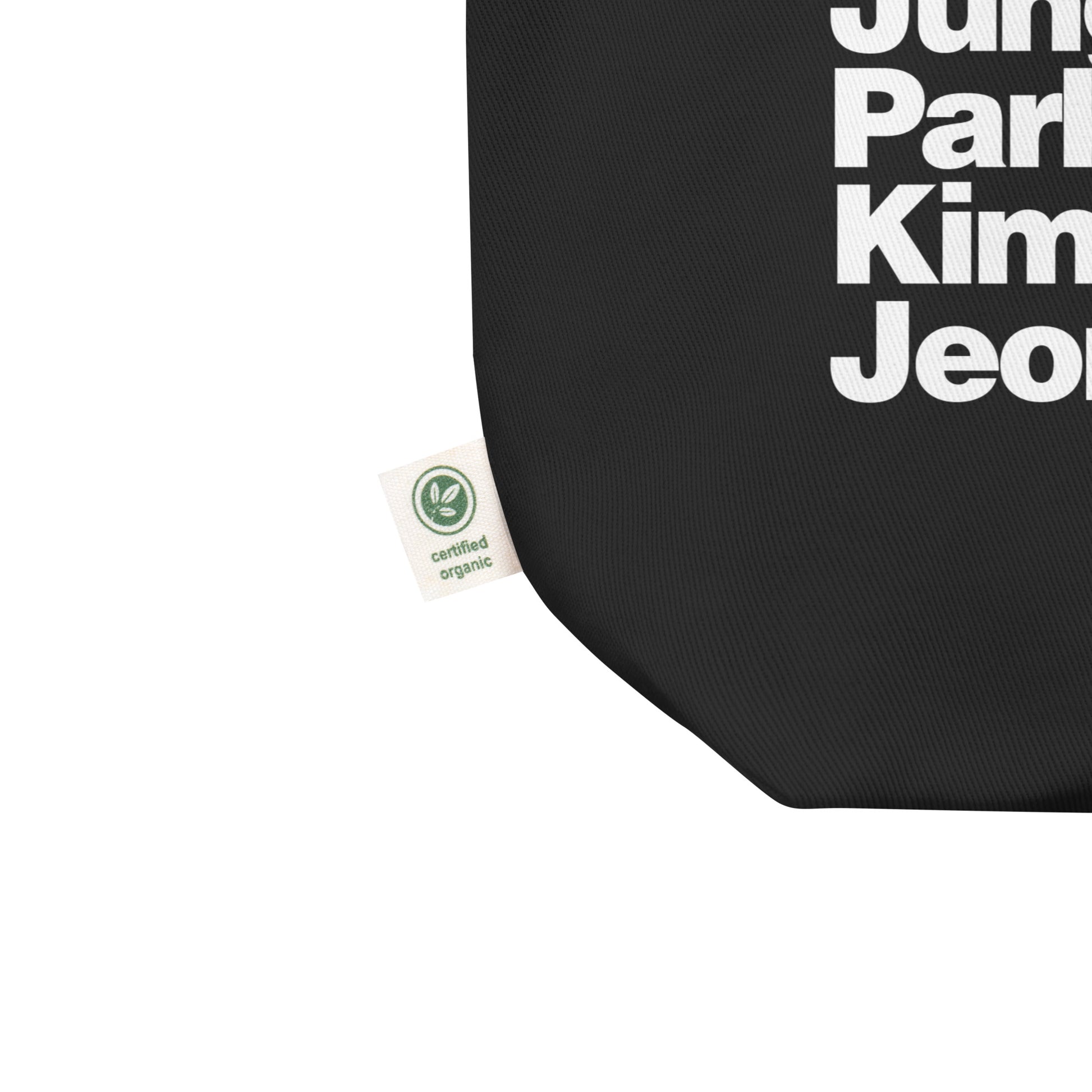 BTS Tumblrcore Organic Black Tote Bag