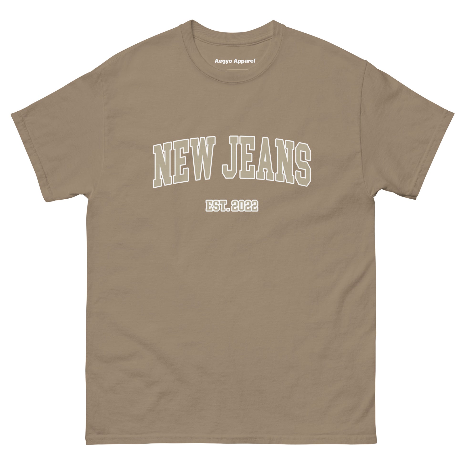 newjeans inspired t-shrit new jeans tee tourist sweatshirt kpop merch shirt touristcore aegyo apparel brown