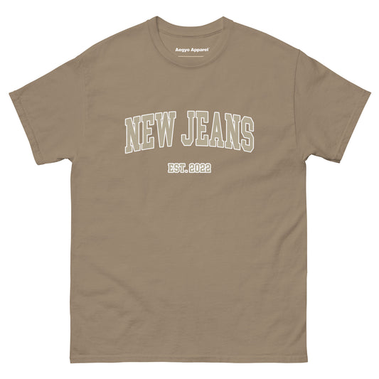 newjeans inspired t-shrit new jeans tee tourist sweatshirt kpop merch shirt touristcore aegyo apparel brown